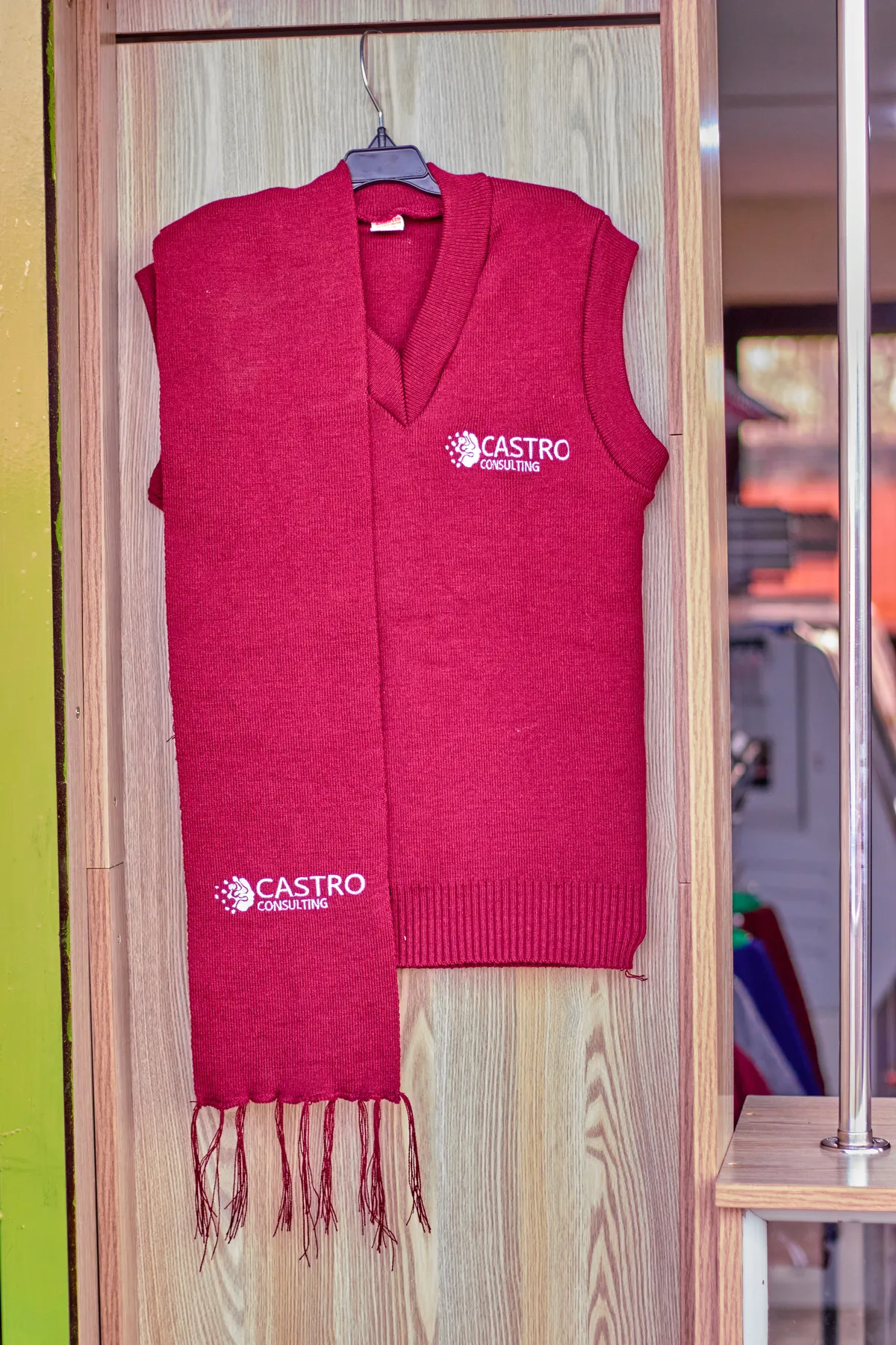 Knitted School Scarf